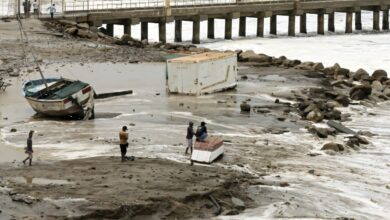 One dead in Ecuador, Peru ports closed amid massive waves